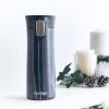 تراول ماگ کانتیگو مدل Pinnacle Couture Indigo Wood گنجایش 0.42 لیتر